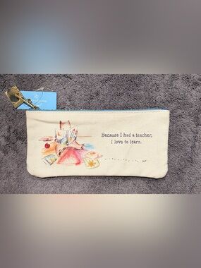 Canvas Pencil Case - Great Gift for Teachers